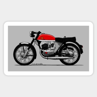 The famous spanish classic motorcicle Sticker